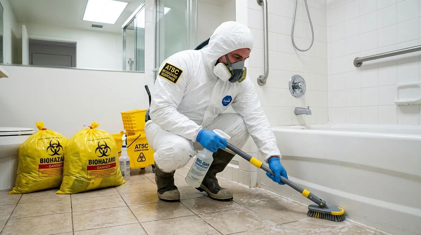Decontamination equipment deployed for Blood Cleanup in Carol Stream
